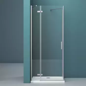 Душевая дверь BelBagno Kraft 80 хром (KRAFT-B-12-60/20-C-Cr-L)
