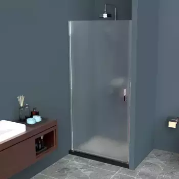 Душевая дверь BelBagno Uno 90 стекло текстурное (UNO-B-1-90-P-Cr)