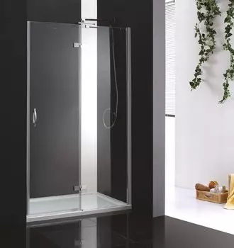 Душевая дверь Cezares Bergamo 120 хром стекло прозрачное