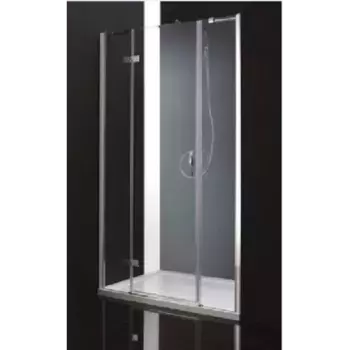 Душевая дверь Cezares Bergamo 120х195 хром стекло прозрачное