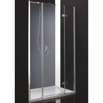 Душевая дверь Cezares Bergamo 165 хром стекло прозрачное