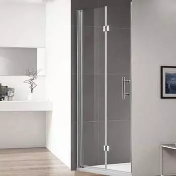 Душевая дверь Cezares Eco 100 хром стекло прозрачное