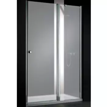 Душевая дверь Cezares Elena 100 хром стекло рифленое