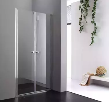 Душевая дверь Cezares Elena 115 хром стекло прозрачное