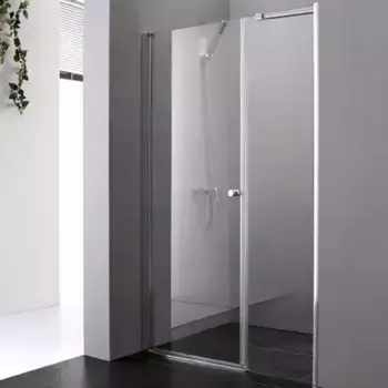 Душевая дверь Cezares Elena 120 хром стекло рифленое