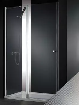 Душевая дверь Cezares Elena 120 хром стекло рифленое