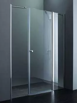 Душевая дверь Cezares Elena 130х195 хром стекло рифленое