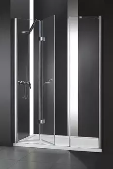 Душевая дверь Cezares Elena 163 хром стекло прозрачное