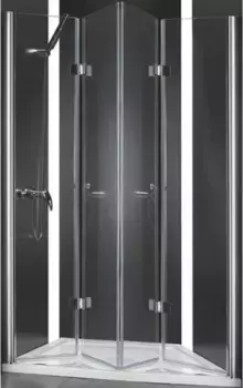 Душевая дверь Cezares Elena 173 хром стекло прозрачное