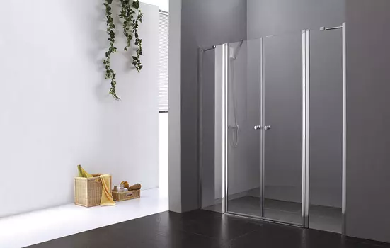 Душевая дверь Cezares Elena 195 хром стекло прозрачное