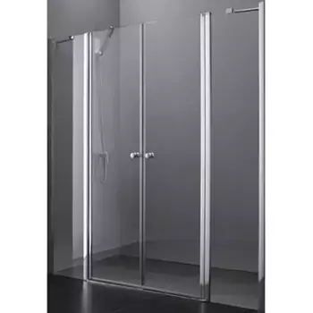 Душевая дверь Cezares Elena 220 хром стекло рифленое