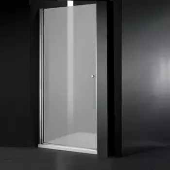 Душевая дверь Cezares Elena 80 хром стекло рифленое