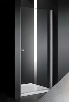 Душевая дверь Cezares Elena 80 хром стекло рифленое