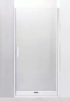 Душевая дверь Cezares Relax 90 белая стекло прозрачное