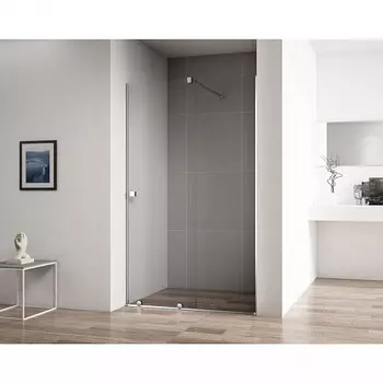 Душевая дверь Cezares Stream 140 хром стекло прозрачное