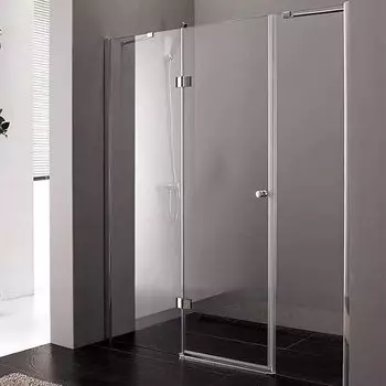 Душевая дверь Cezares Verona 140 хром стекло рифленое