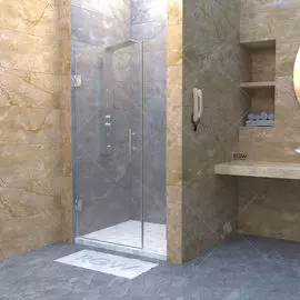 Душевая дверь в нишу RGW Hotel HO-012 1100х1950 профиль хром, стекло прозрачное