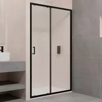 Душевая дверь RGW Passage PA-14B 180х195 профиль черный стекло прозрачное