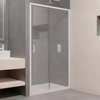 Душевая дверь RGW Passage PA-14W 130х195 профиль белый стекло прозрачное