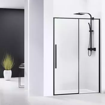 Душевая дверь RGW Stilvoll 120 32321212-14 черная, стекло прозрачное