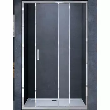 Душевая дверь в нишу Vincea Alpha VDS-3AL150CL 150 см, стекло прозрачное, хром