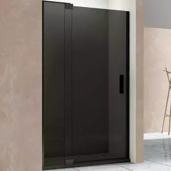 Душевая дверь Vincea Extra 90х100 черная стекло тонированное