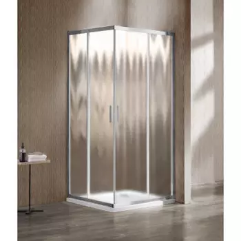 Душевая дверь Vincea Garda 110 хром стекло рифленое