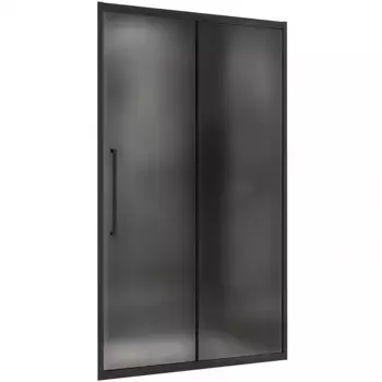 Душевая дверь в нишу Abber Schwarzer Diamant AG30120BMH 120 см, профиль черный, стекло матовое