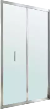 Душевая дверь в нишу Berges Legos LS-4 120х195 профиль хром, стекло прозрачное
