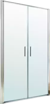 Душевая дверь в нишу Berges Legos LS-3 120х195 профиль хром, стекло прозрачное