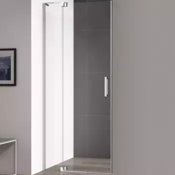 Душевая дверь в нишу Cezares Slider 100х195 профиль хром стекло прозрачное