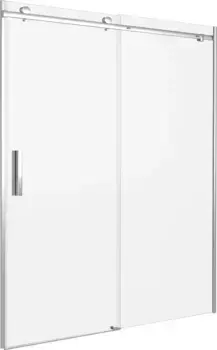 Душевая дверь в нишу Good Door Galaxy 170х195 профиль хром стекло прозрачное