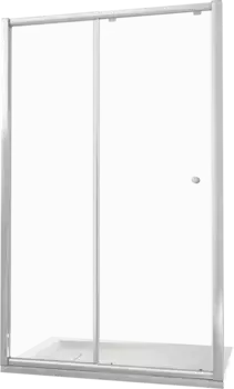 Душевая дверь в нишу Good Door Lira 110х185 профиль хром стекло прозрачное