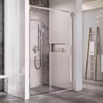 Душевая дверь в нишу Ravak BLSDP2-100 профиль хром