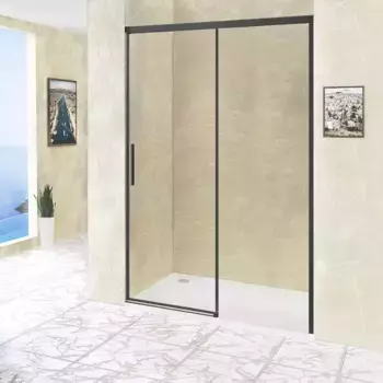 Душевая дверь RGW Leipzig 190x195 34121219-14 черный, стекло прозрачное