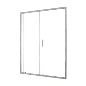 Душевая дверь в нишу Taliente 140x195 профиль хром стекло прозрачное