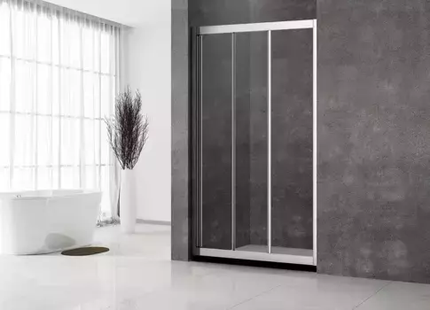 Душевая дверь в нишу Veconi Vianno 150х195 VN31-150-01-C5 профиль хром, стекло прозрачное