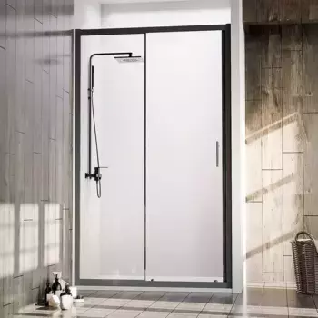 Душевая дверь в нишу Veconi Vianno VN-72B 140 см, профиль черный