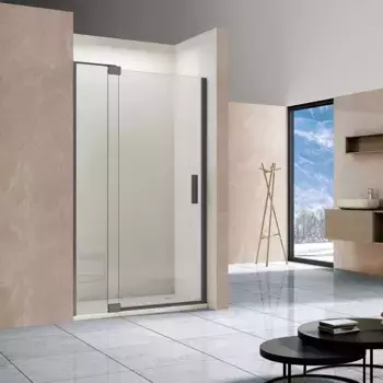 Душевая дверь в нишу Vincea EXTRA 90х200 профиль сталь стекло прозрачное