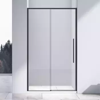 Душевая дверь в нишу Vincea Slim-N VDS-4SN110CLB 110 см, профиль черный