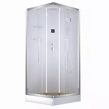 Душевая кабина Acquazzone Quoris 100х100 хром