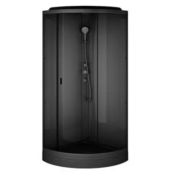 Душевая кабина AM.PM Gem 90х90 черная матовая