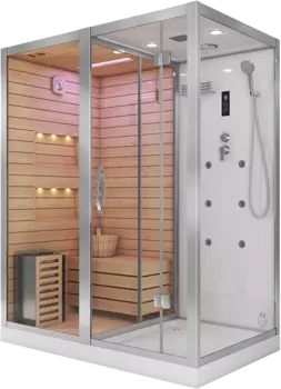 Душевая кабина Cerutti Spa Albano -L White 8350 с сауной