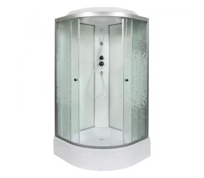 Душевая кабина Deto 80х80 хром (L780)