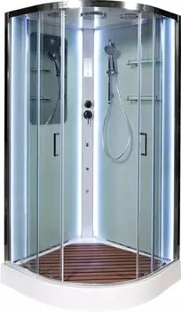 Душевая кабина Deto A 90х90 (A09LED+GM)