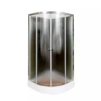 Душевая кабина Deto B 100х100 без крыши, черный (B01BLACK)