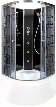 Душевая кабина DETO BM4590NGMBLACK с высоким поддоном, с сиденьем, без крыши