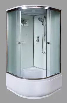 Душевая кабина DETO D80S с высоким поддоном, с сиденьем