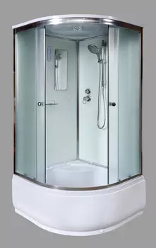 Душевая кабина DETO D80SEL с высоким поддоном, с сиденьем