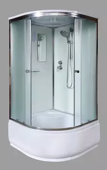 Душевая кабина DETO D90SEL с высоким поддоном, с сиденьем